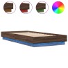 Cadre de lit sans matelas avec lumières LED 100x200 cm 