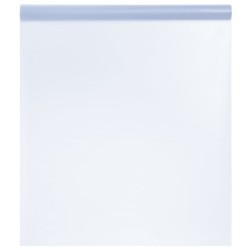 Films pour fenêtre 3 pcs statique dépoli gris transparent PVC 