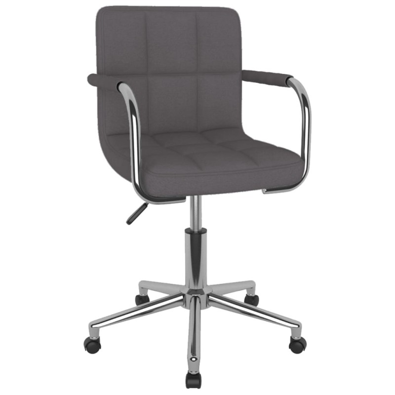 Chaise pivotante de salle à manger Taupe Tissu Chaise pivotante de salle à manger Taupe Tissu