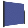 Auvent latéral rétractable bleu 180x500 cm 
