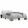 Cadre de lit sans matelas noir 140x190 cm 