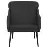 Fauteuil Noir 63x76x80 cm Similicuir 