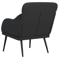 Fauteuil Noir 63x76x80 cm Similicuir 