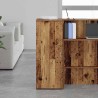 Armoire de rangement vieux bois 40x45x103,5cm bois d'ingénierie 
