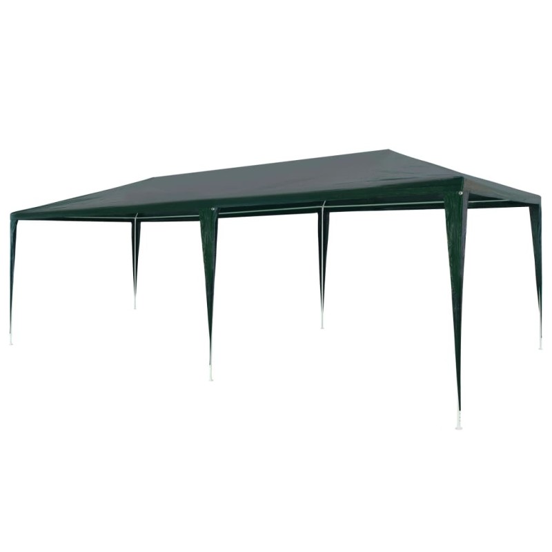 Tente de réception 3x6 m PE Vert 