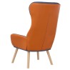 Chaise de relaxation Bleu Tissu et PVC 