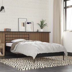 Cadre de lit sans matelas noir 100x200 cm 