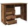 Bureau vieux bois 102x50x75 cm bois d'ingénierie 