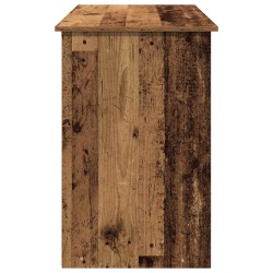 Bureau vieux bois 102x50x75 cm bois d'ingénierie 