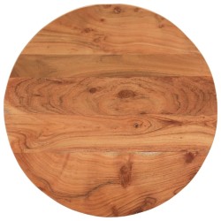 Dessus de table Ø60x3,8 cm rond bois massif d'acacia 