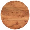 Dessus de table Ø60x3,8 cm rond bois massif d'acacia 