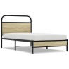Cadre de lit sans matelas 107x203 cm chêne sonoma 