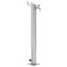 Colonne à eau de jardin ronde Acier inoxydable 95 cm 