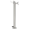 Colonne à eau de jardin ronde Acier inoxydable 95 cm 