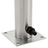 Colonne à eau de jardin ronde Acier inoxydable 95 cm 