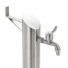 Colonne à eau de jardin ronde Acier inoxydable 95 cm 