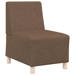Fauteuil marron 55 cm tissu 