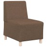Fauteuil marron 55 cm tissu 