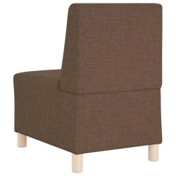 Fauteuil marron 55 cm tissu 
