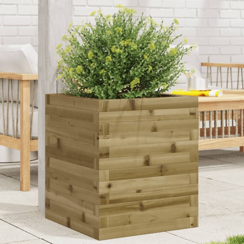 Jardinière 40x40x46 cm bois de pin imprégné Jardinière 40x40x46 cm bois de pin imprégné