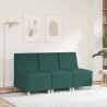 Fauteuil vert foncé 55 cm tissu 