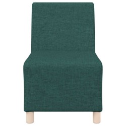 Fauteuil vert foncé 55 cm tissu 
