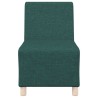 Fauteuil vert foncé 55 cm tissu 