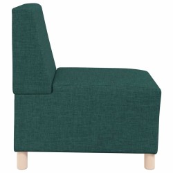 Fauteuil vert foncé 55 cm tissu 