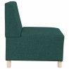 Fauteuil vert foncé 55 cm tissu 