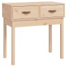 Table console 76,5x40x75 cm Bois massif de pin 