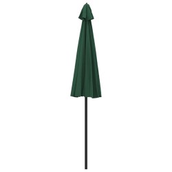 Parasol d'extérieur avec mât en aluminium 270 cm Vert 