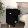 Tables de chevet 2 pcs noir 40x35x70 cm 