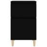 Tables de chevet 2 pcs noir 40x35x70 cm 