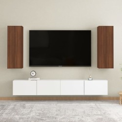 Meubles TV 2 pcs Chêne marron 30,5x30x90 cm Bois d'ingénierie 