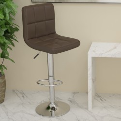 Tabouret de bar Marron Similicuir 