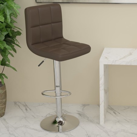 Tabouret de bar Marron Similicuir 