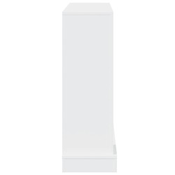 Cadre de cheminée blanc 100x30x87,5 cm bois d'ingénierie 