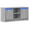 Meuble TV avec LED sonoma gris 100x34x50 cm bois d'ingénierie 
