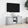 Meuble TV avec LED sonoma gris 100x34x50 cm bois d'ingénierie 