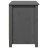 Meuble TV Gris 103x36,5x52 cm Bois de pin massif 