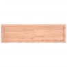 Comptoir de salle de bain marron 140x40x(2-6) cm bois traité 