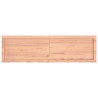 Dessus de table marron clair bois chêne massif traité 