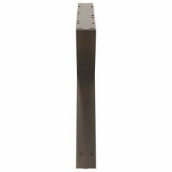 Pieds de table basse 2 pièces Acier naturel 70 x (42-43,3) cm Acier 
