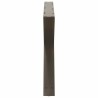 Pieds de table basse 2 pièces Acier naturel 70 x (42-43,3) cm Acier 