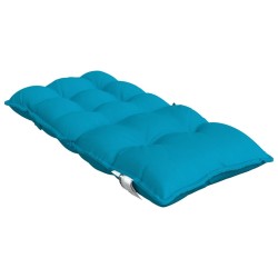 Coussins de chaise à dossier bas lot de 6 bleu clair 