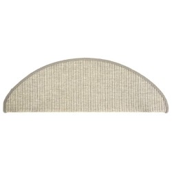 Tapis d'escalier auto-adhésifs 15 pcs Argenté 65x21x4 cm 