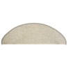 Tapis d'escalier auto-adhésifs 15 pcs Argenté 65x21x4 cm 