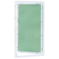 Panneau d'accèsavec un cadre en alu et une plaque de plâtre 400x800 mm 