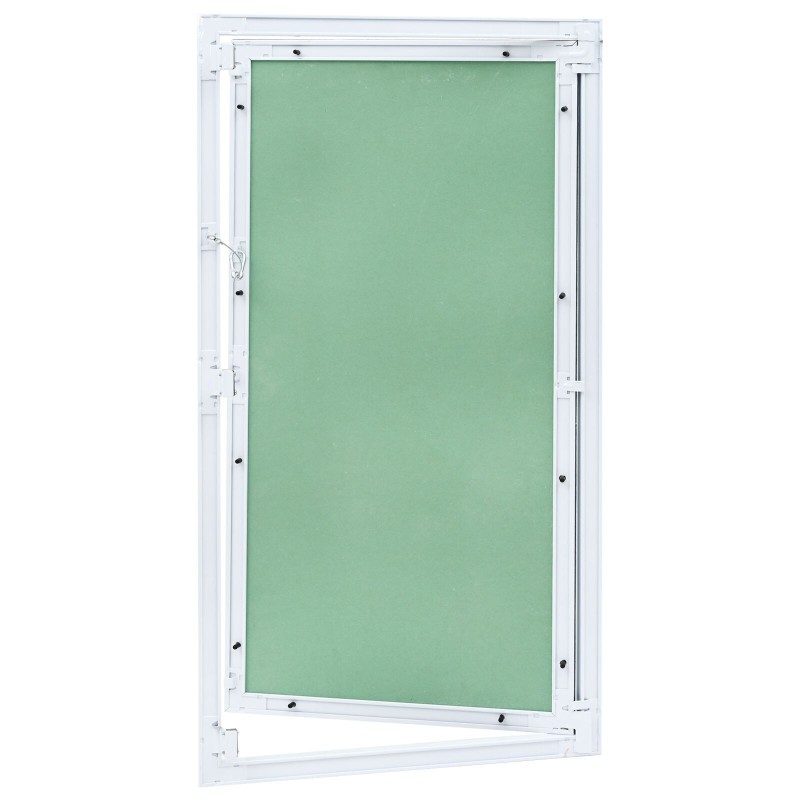 Panneau d'accèsavec un cadre en alu et une plaque de plâtre 400x800 mm 