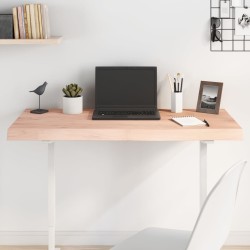 Dessus de table 100x40x(2-6) cm bois de chêne massif non traité 